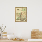 Poster Louisiane et Mississippi (Cuisine)