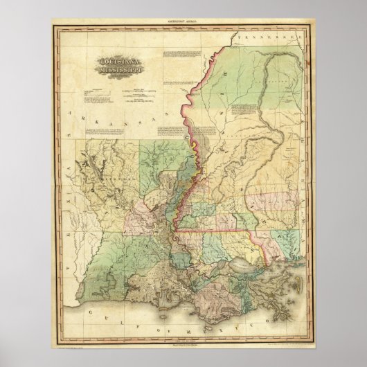 Poster Louisiane et Mississippi (Devant)