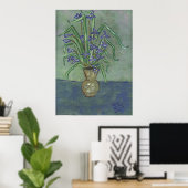 Poster Louisiane Irises Dans Un Vase (Bureau à domicile)