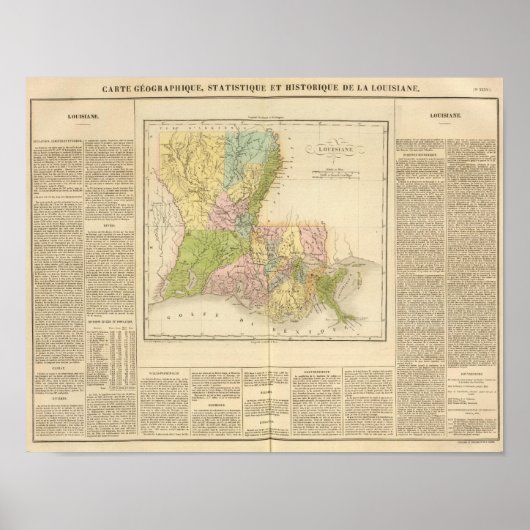 Poster Louisiane US (Devant)