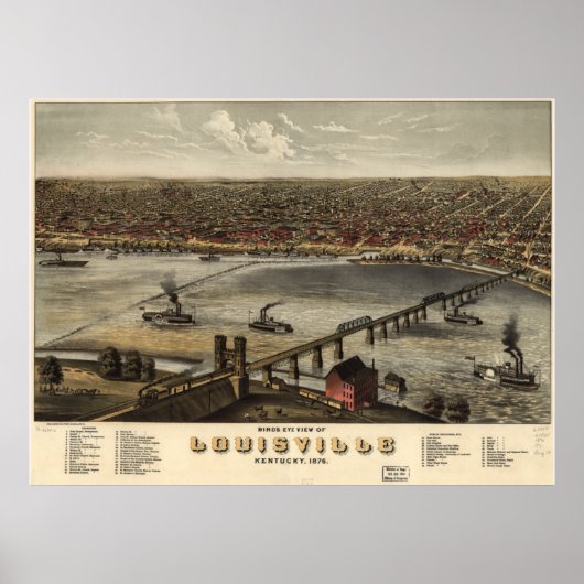 Poster Louisville 1876 (Devant)