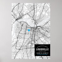 Louisville City Map + Marquez Votre Emplacement
