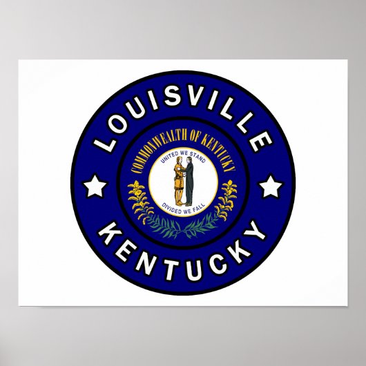 Poster Louisville Kentucky (Devant)