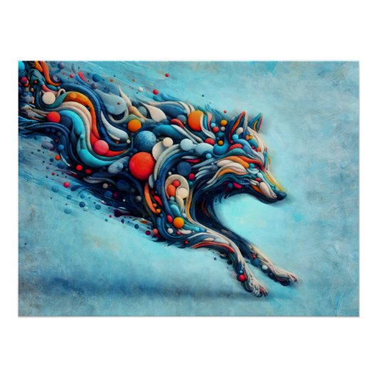 Poster Loup (Devant)