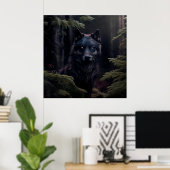 Poster loup (Bureau à domicile)