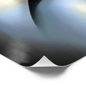 Poster Loup À L'Art Géométrique (Coin)