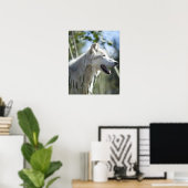 Poster Loup à Yellowstone. (Bureau à domicile)