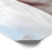 Poster Loup blanc neige Lady Blue Eyes (Coin)