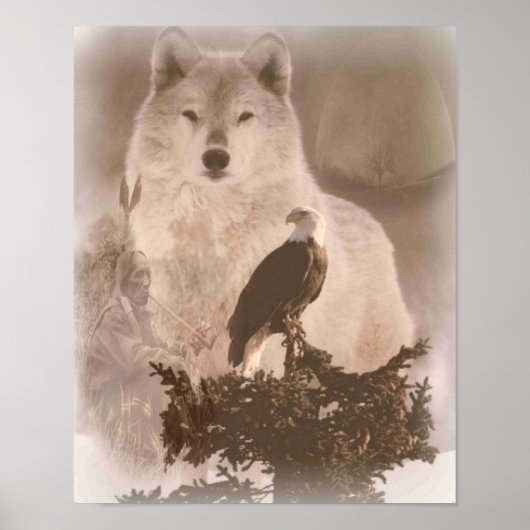 Poster Loup d'aigle (Devant)