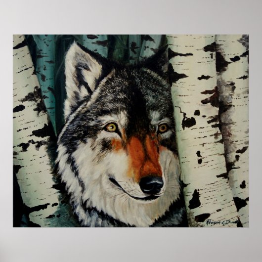 Poster "Loup de bois" (Devant)