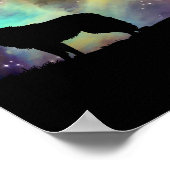 Poster loup de galaxie (Coin)