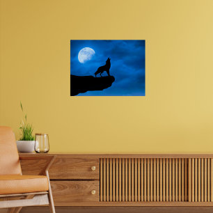 Poster Loup de Nuit