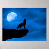 Poster Loup de Nuit (Devant)