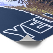 Poster Loup de YellowstoneHowling (Coin)