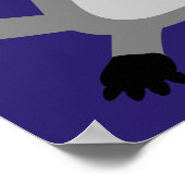 Poster Loup d'Halloween mignon (Coin)