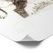 Poster Loup d'hiver (Coin)