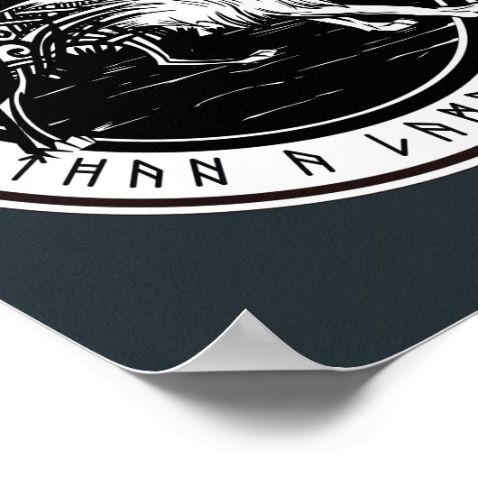 Poster Loup D'Odin (Coin)