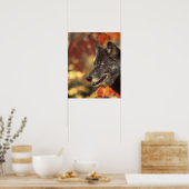 Poster Loup en automne (Cuisine)