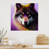 Poster Loup en pourpre (Cuisine)