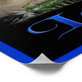 Poster loup et lune (Coin)