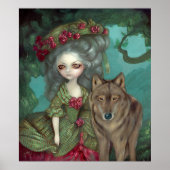Poster Loup-Garou : La Foret gothique wolf rococo Art Imp (Devant)