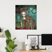 Poster Loup-Garou : La Foret gothique wolf rococo Art Imp (Bureau à domicile)