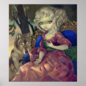 Poster Loup-Garou : L'Aube ART IMPRIMER rococo loup gothi (Devant)