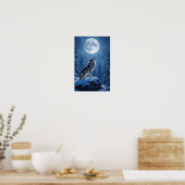 Poster Loup hurlant (Cuisine)