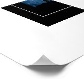 Poster Loup hurlant (Coin)