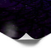 POSTER LOUP HURLANT LUNE MAGENTA  (Coin)