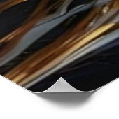 Poster Loup hurlant sous les monts Lune (Coin)