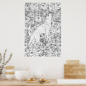 Poster Loup Intelligent (Cuisine)