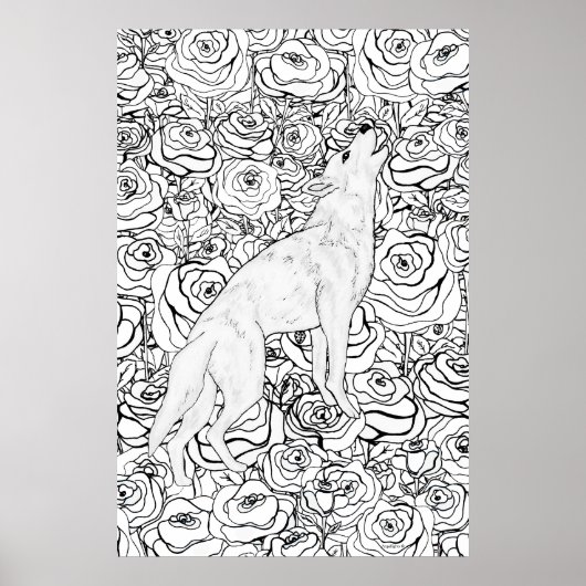 Poster Loup Intelligent (Devant)