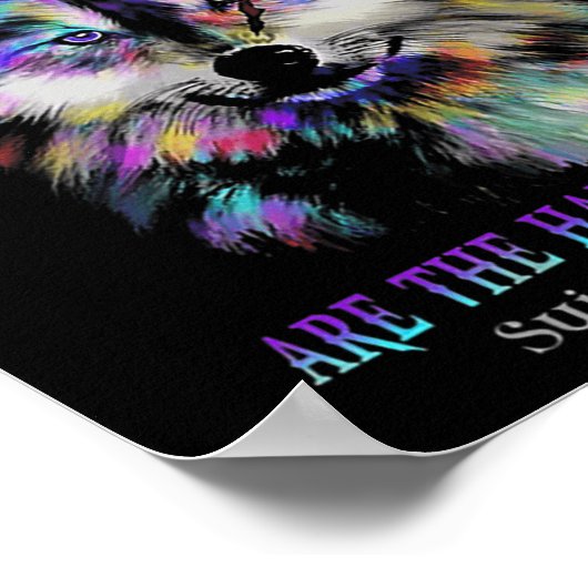 Poster Loup Les cicatrices Que Vous Ne Pouvez Pas Voir So (Coin)