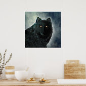Poster Loup noir (Cuisine)