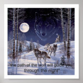 Poster loup pathofthewolf (Devant)
