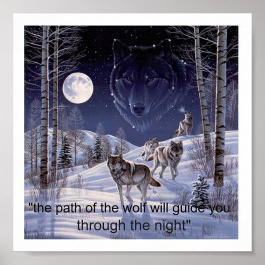 Poster loup pathofthewolf (Devant)