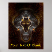 Poster Loup solitaire (Devant)