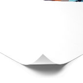 Poster Loup sur la plage (Coin)