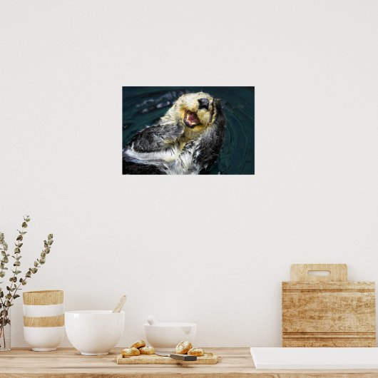 Poster Loupe de mer (Cuisine)