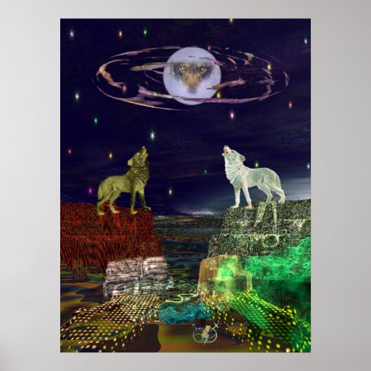 Poster Loups (Devant)