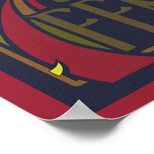 Poster Loups mangeant la lune (Sonner Fenrir) (Coin)