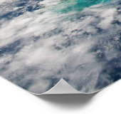 Poster L'Ouragan Dorian Au-Dessus De L'Océan Atlantique. (Coin)