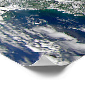 Poster L'Ouragan Frances Sur Une Terre Partielle. (Coin)