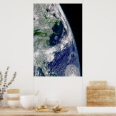 Poster L'Ouragan Frances Sur Une Terre Partielle. (Cuisine)