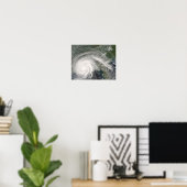 Poster L'ouragan Gustav sur la Louisiane (Bureau à domicile)