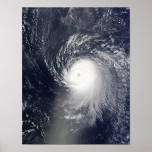 Poster L'ouragan Ike au large des Petites Antilles