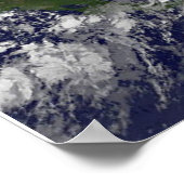 Poster L'Ouragan Irene Traverse Les Bahamas. (Coin)