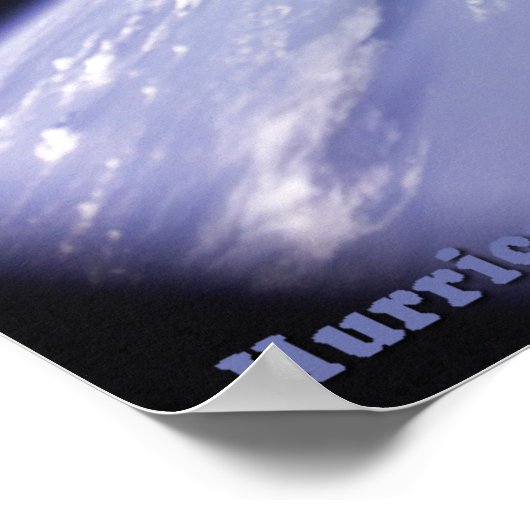 Poster L'Ouragan Ivan Vu De L'Espace (Coin)