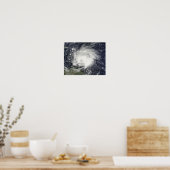 Poster L'ouragan Tomas sur les Petites Antilles (Cuisine)